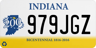 IN license plate 979JGZ