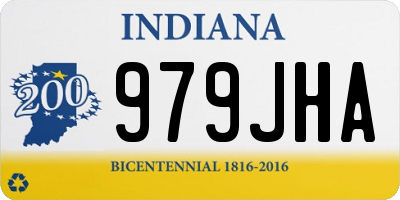 IN license plate 979JHA
