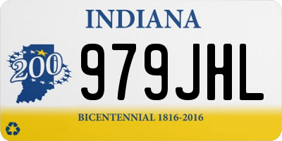 IN license plate 979JHL