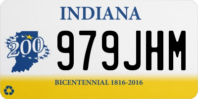 IN license plate 979JHM