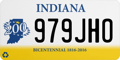 IN license plate 979JHO