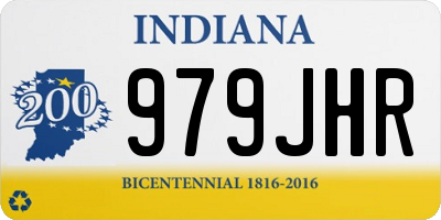 IN license plate 979JHR