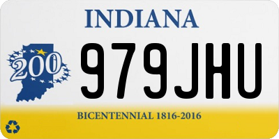 IN license plate 979JHU