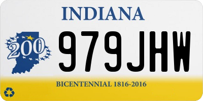 IN license plate 979JHW