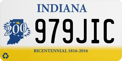 IN license plate 979JIC
