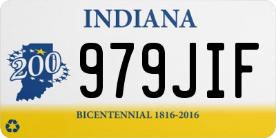 IN license plate 979JIF