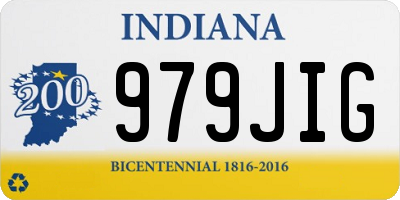 IN license plate 979JIG