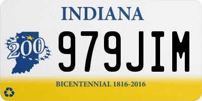 IN license plate 979JIM