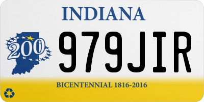 IN license plate 979JIR
