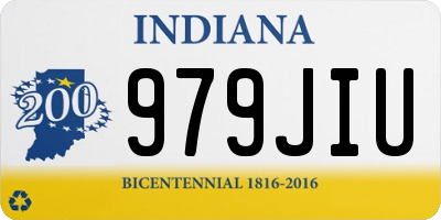 IN license plate 979JIU