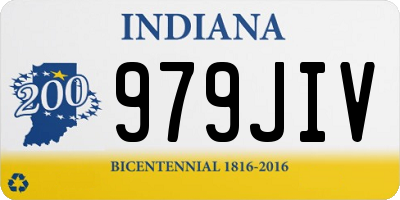 IN license plate 979JIV