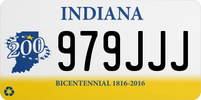 IN license plate 979JJJ