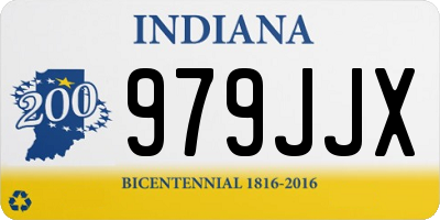IN license plate 979JJX