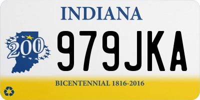 IN license plate 979JKA