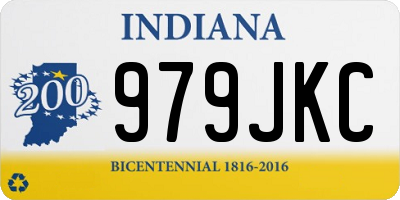 IN license plate 979JKC