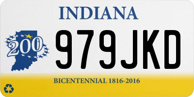 IN license plate 979JKD