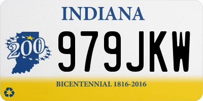 IN license plate 979JKW