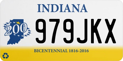 IN license plate 979JKX