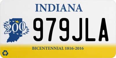 IN license plate 979JLA