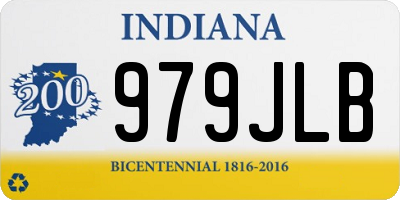 IN license plate 979JLB