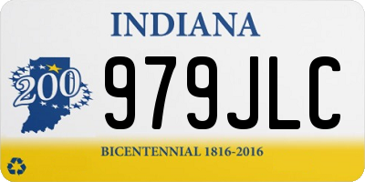 IN license plate 979JLC