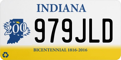 IN license plate 979JLD