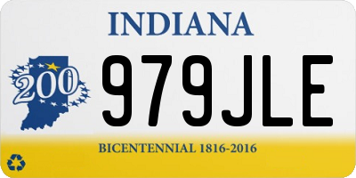 IN license plate 979JLE