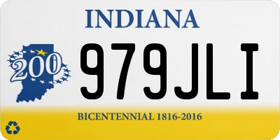 IN license plate 979JLI