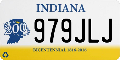 IN license plate 979JLJ