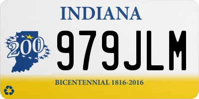 IN license plate 979JLM