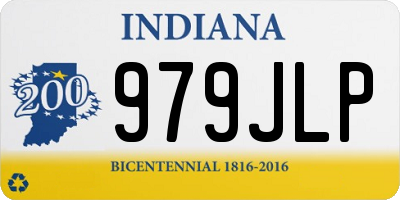 IN license plate 979JLP