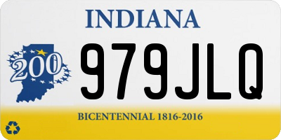 IN license plate 979JLQ