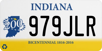 IN license plate 979JLR