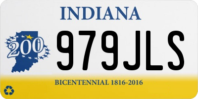 IN license plate 979JLS