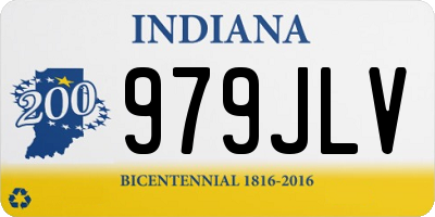 IN license plate 979JLV