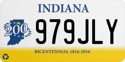 IN license plate 979JLY