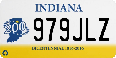 IN license plate 979JLZ