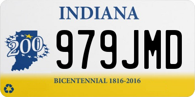 IN license plate 979JMD