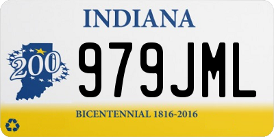 IN license plate 979JML
