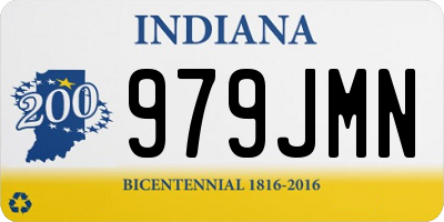 IN license plate 979JMN