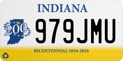 IN license plate 979JMU