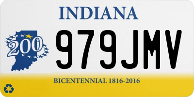 IN license plate 979JMV