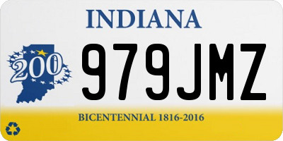 IN license plate 979JMZ