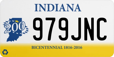 IN license plate 979JNC