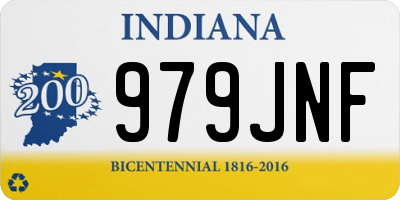 IN license plate 979JNF
