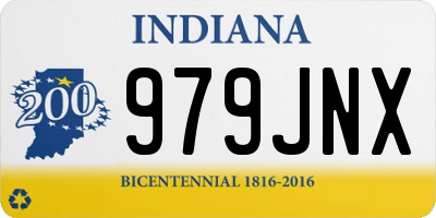 IN license plate 979JNX