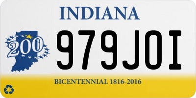 IN license plate 979JOI