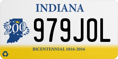 IN license plate 979JOL