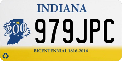 IN license plate 979JPC