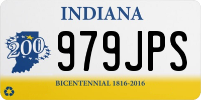 IN license plate 979JPS